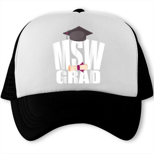 Social Work MSW Graduation Masters Degree Worker 2020 Trucker Cap - Best Gift Smart