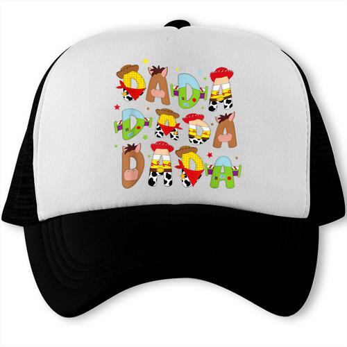 Story Dada Toy Boy Dad Fathers Day Tee For Women Trucker Cap - Father's Day Fun