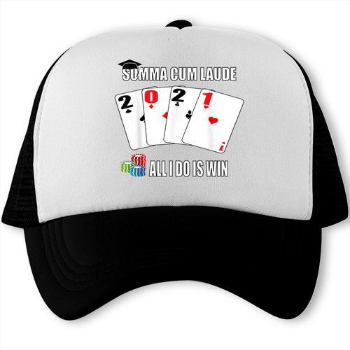 Summa Cum Laude Class Of 2021 Graduate Win Senior Graduation Trucker Cap - Best Gift Smart