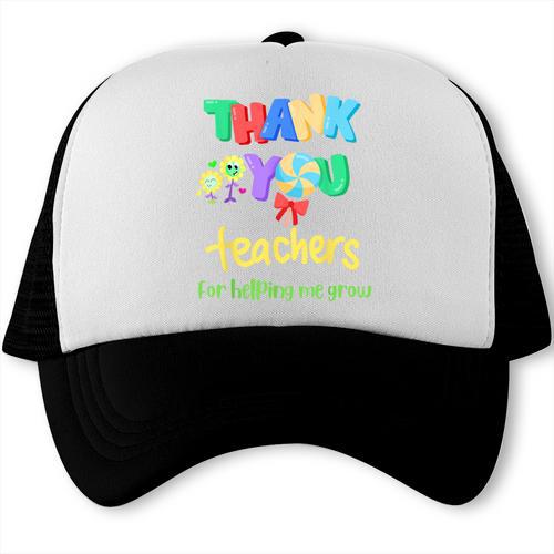 Thank You Teacher Appreciation Graduation Men Women Kids Trucker Cap - Best Gift Smart