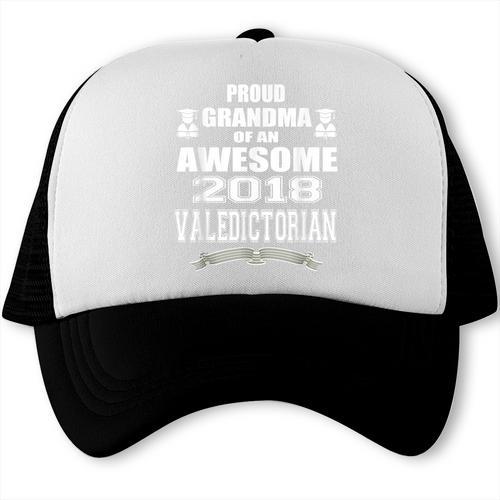 Valedictorian Scholar Grandma T Shirt Graduation Speech Trucker Cap - Best Gift Smart