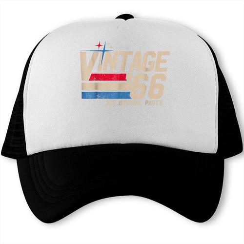 Vintage '66 Retro 60th Birthday For Men Dad USA Since 1966 Trucker Cap - Father's Day Fun