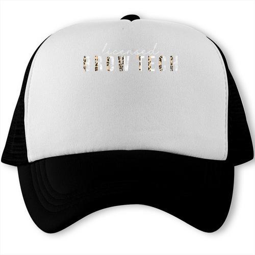 Vintage Brow Tech Graduation Licensed Brow Tech Trucker Cap - Best Gift Smart