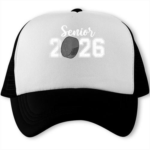 Vintage Class Of 2026 Hockey Senior 2026 Graduation 2026 Trucker Cap - Best Gift Smart