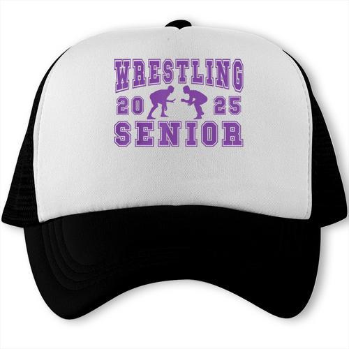 Wrestling Senior Night Wrestling Senior 2025 Graduation 49 Trucker Cap - Best Gift Smart