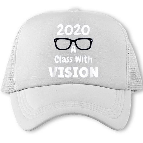 2020 A Class With Vision Perfect Eyesight Graduation T Trucker Cap - Best Gift Smart