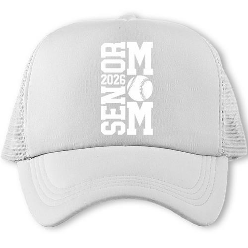 Baseball Senior Mom Class Of 2026 Senior Night Graduation Trucker Cap - Best Gift Smart
