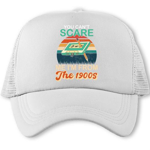You Can't Scare Me I'm From The 1900s Retro Vintage Premium Tri-Blend Trucker Cap - Figerry