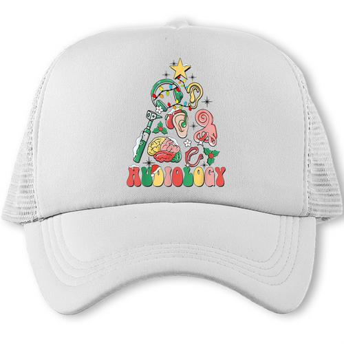 Christmas Audiology Tree Audiology Student Graduation Trucker Cap - Best Gift Smart