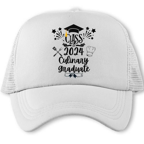 Class Of 2024 Culinary Graduate Culinary Chef Graduation Trucker Cap - Best Gift Smart