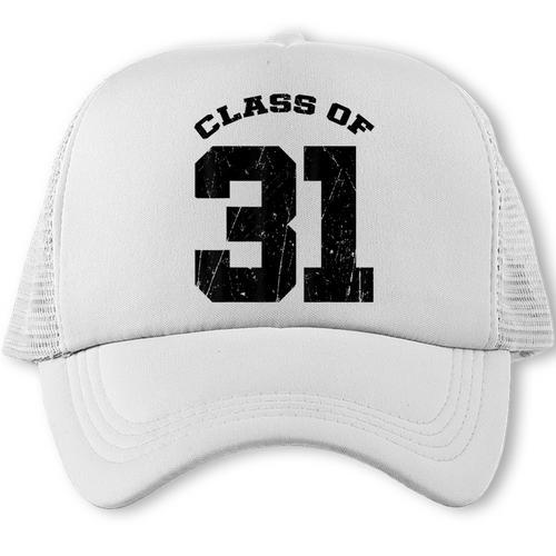 Class Of 31 Date High School Kindergarten Graduation Shirt Trucker Cap - Best Gift Smart