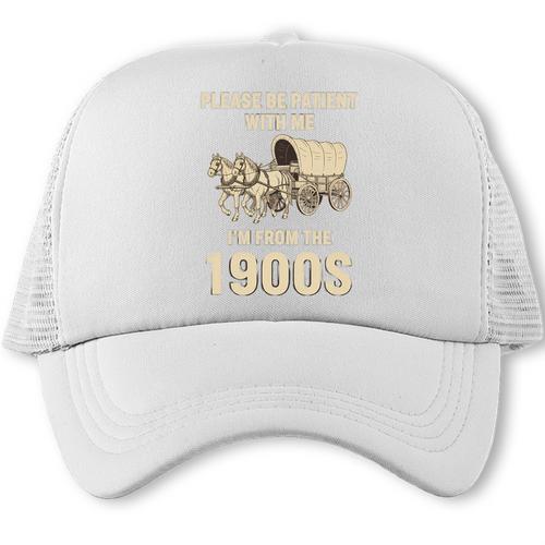 Country Please Be Patient With Me I'm From The 1900s Vintage Premium Tri-Blend Trucker Cap - Figerry