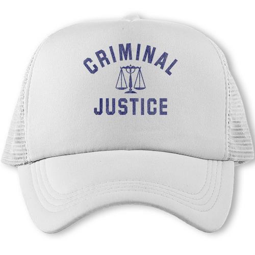 Criminal Justice Major College Graduate Graduation Trucker Cap - Best Gift Smart