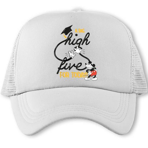 Disney Mickey Mouse A Big High Five For Today Graduation Trucker Cap - Best Gift Smart