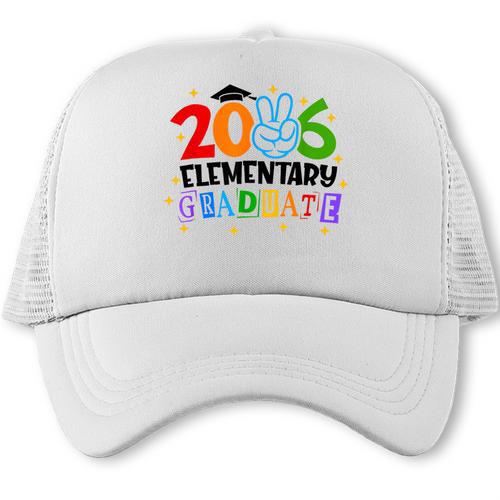 Elementary Graduate 2026 Graduation Class Of 2026 Kids Trucker Cap - Best Gift Smart