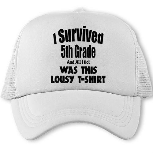 Fifth 5th Grade Graduation Shirt Child Graduate Education Trucker Cap - Best Gift Smart