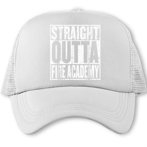 Firefighter Academy Graduation Quote Fireman School Graduate Trucker Cap - Best Gift Smart