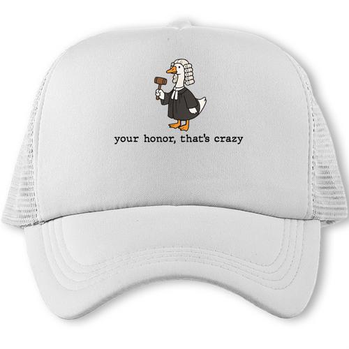 Goose Silly Lawyer Law Student School Graduation Trucker Cap - Best Gift Smart
