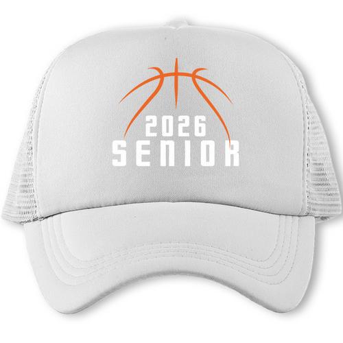 Graduate Senior Class Of 2026 Basketball Player Graduation Trucker Cap - Best Gift Smart