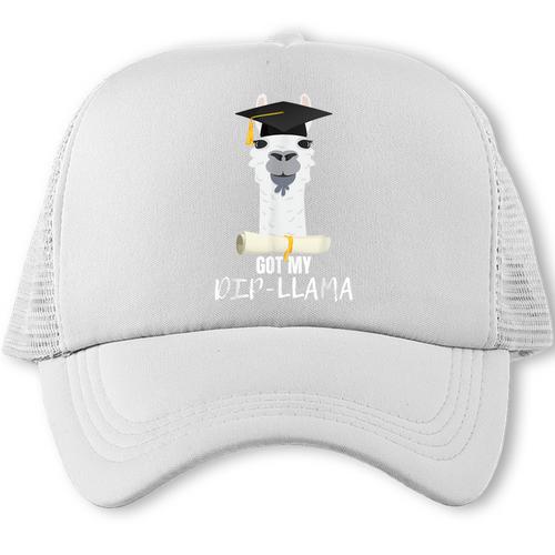 Graduation For Him & Her Got My Dip-Llama Trucker Cap - Best Gift Smart