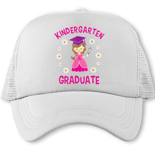 Graduation Kindergarten Last Day Of School Shirt Girls Trucker Cap - Best Gift Smart