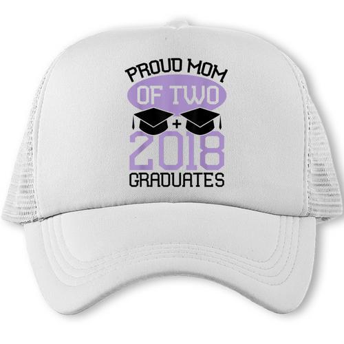 Graduation Shirt For Mom Of Twins Proud Mom Twins Tee Trucker Cap - Best Gift Smart