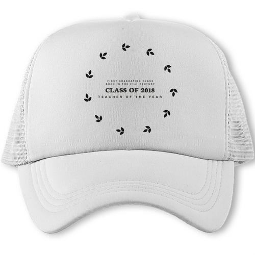 Graduation For Her TEACHER OF THE YEAR Class Of 2018 Trucker Cap - Best Gift Smart