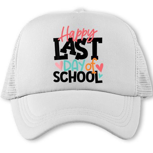 Happy Last Day Of School Kids Teacher Student Graduation Trucker Cap - Best Gift Smart
