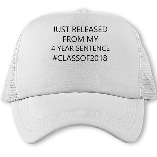 Highschool College Graduation Class Of 2018 Shirt Trucker Cap - Best Gift Smart