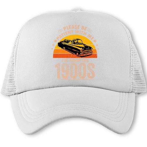 Humorous Saying Please Be Patient With Me I'm From The 1900s Premium Trucker Cap - Figerry