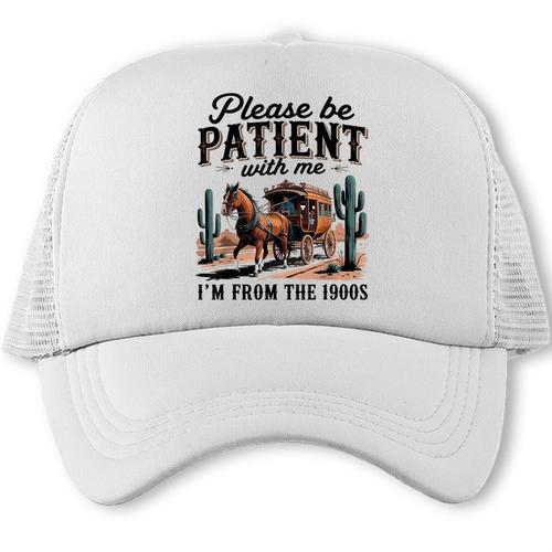 I'm From The 1900s Historical Humor Old Person Trucker Cap - Figerry