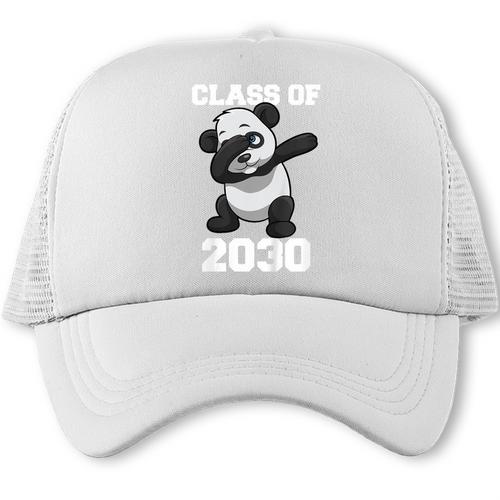 Kids Class Of 2030 Shirt Graduation Dabbing Panda Shirt Trucker Cap - Best Gift Smart