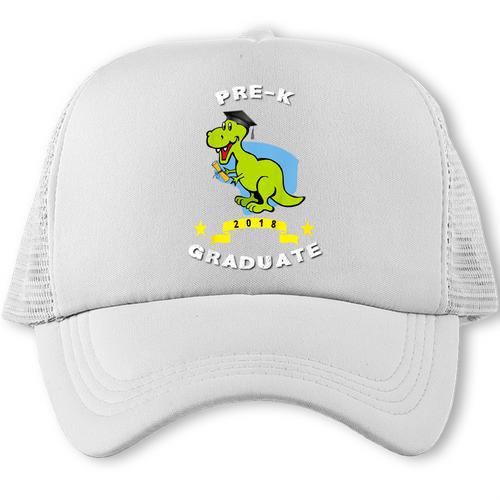 Kids Dinosaur Pre-K Graduation TShirt Kids Preschool Graduation Trucker Cap - Best Gift Smart