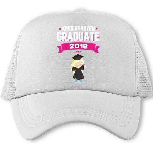 Kids Kindergarten Graduate 2018 Graduation Girls Trucker Cap - Best Gift Smart