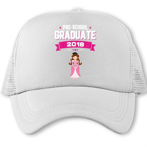 Kids Princess Girl Preschool Graduate 2018 Graduation Pre-K Trucker Cap - Best Gift Smart