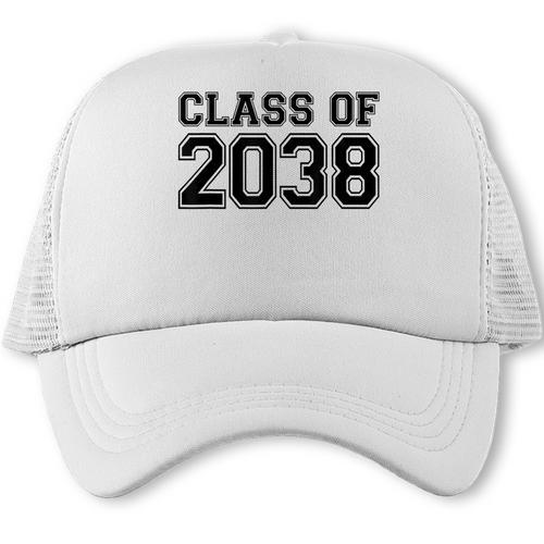 Kindergarten Class Of 2038 First Day School Graduation Trucker Cap - Best Gift Smart