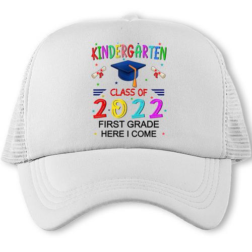 Kindergarten Graduation Class Of 2022 1st Grade Here I Come Trucker Cap - Best Gift Smart