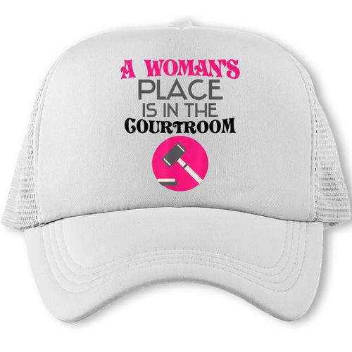 Lawyer Attorney Law School Graduation Female Women Trucker Cap - Best Gift Smart