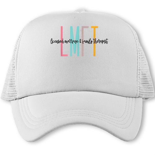 Licensed Marriage And Family Therapist LMFT Graduation Trucker Cap - Best Gift Smart