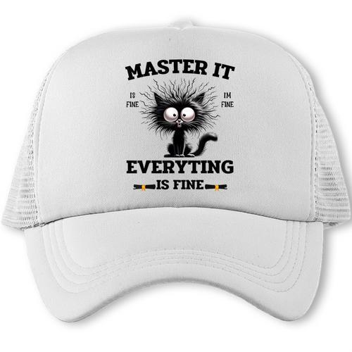 Masters Mastered It Graduate Master Degree Graduation Trucker Cap - Best Gift Smart