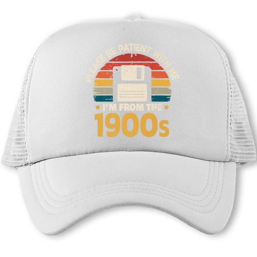 Millennials Please Be Patient With Me I'm From The 1900s Premium Trucker Cap - Figerry