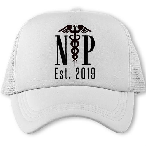 Nurse Practitioner Graduation NP Est 2019 Shirt Trucker Cap - Best Gift Smart