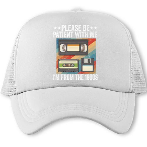Be Patient With Me I'm From The 1900s Premium Trucker Cap - Figerry