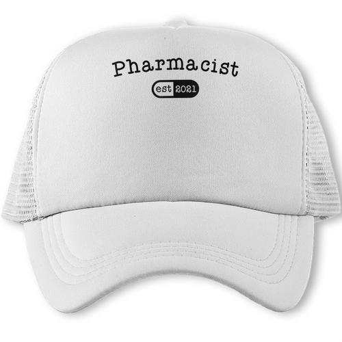 Pharmacy Student TShirt Pharmacist Graduation Est 2021 Trucker Cap - Best Gift Smart