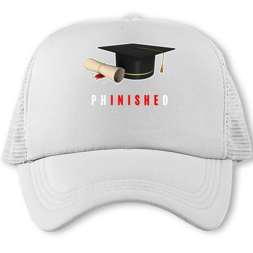 PhD Graduation Celebration For Finished Phd Grad Men Women Trucker Cap - Best Gift Smart