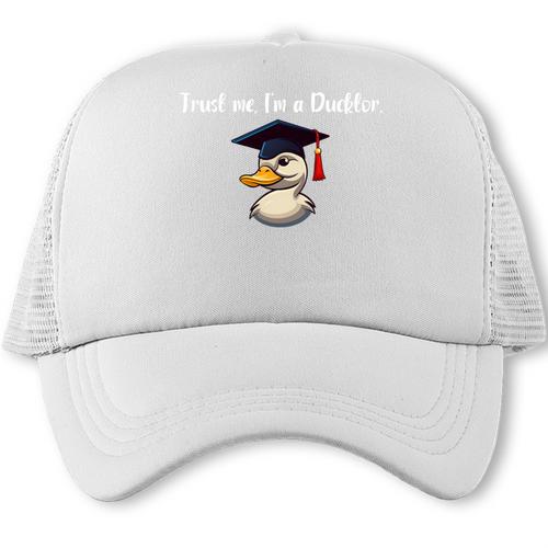 PhD Graduation Trust Me I'm a Doctor For PhD Graduate Trucker Cap - Best Gift Smart