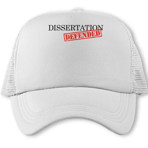 PhD Thesis Defense Graphic Doctoral Graduation Trucker Cap - Best Gift Smart