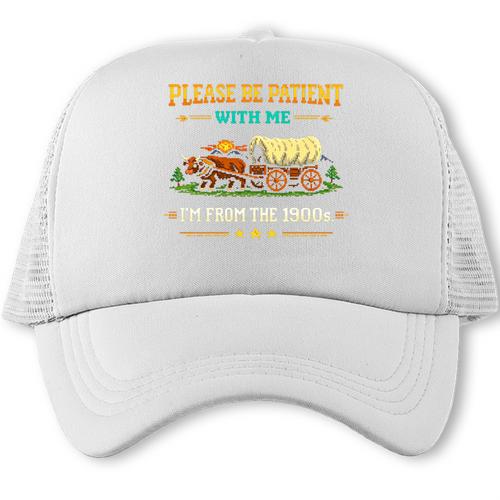 Please Be Patient With Me I'm From The 1900s Classic Game Premium Tri-Blend Trucker Cap - Figerry