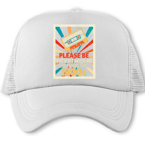 Please Be Patient With Me I'm From The 1900s Cool Dad Premium Tri-Blend Trucker Cap - Figerry