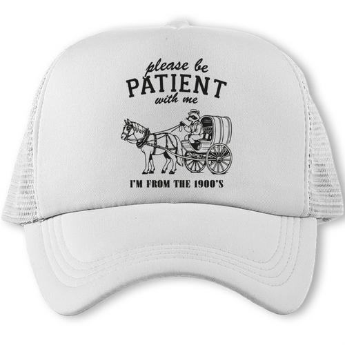 Please Be Patient I'm From The 1900s Raccoon Lover Trucker Cap - Figerry